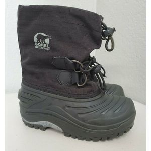 Sorel Super Trooper Boots Waterproof Sz 10 Black